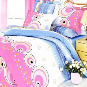Blancho Bedding - [Romantic Story] 100% Cotton 7PC Bed In A Bag (King Size)