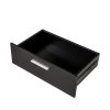 8 Drawer Double Dresser for Bedroom, Wide Storage Cabinet for Living Room Home Entryway, Black