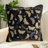 SOGA 17.7in Vintage Butterfly Throw Pillow with Cover – Decorative Monarch Floral Cushion Case