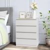 [] Wood Simple 4-Drawer Dresser White