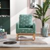 26.8"W Modern Rocking Chair for Nursery, Mid Century Accent Rocker Armchair With Side Pocket