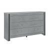 LORENZO SILVER 5PC KING BEDROOM SET