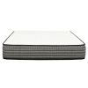 Premium 12 in. Full Size Pocket Coil Hybrid Mattress, Plush Gel Memory Foam Mattress, White/Gray