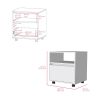 Milford 2 Piece Bedroom Set, Nightstand + Dresser, White
