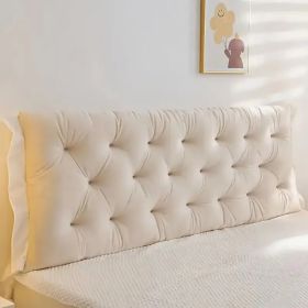 Headboard Pillow Length 1.8m, 3 Colors (Option: Beige)
